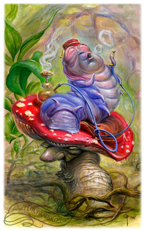 Caterpillar painting