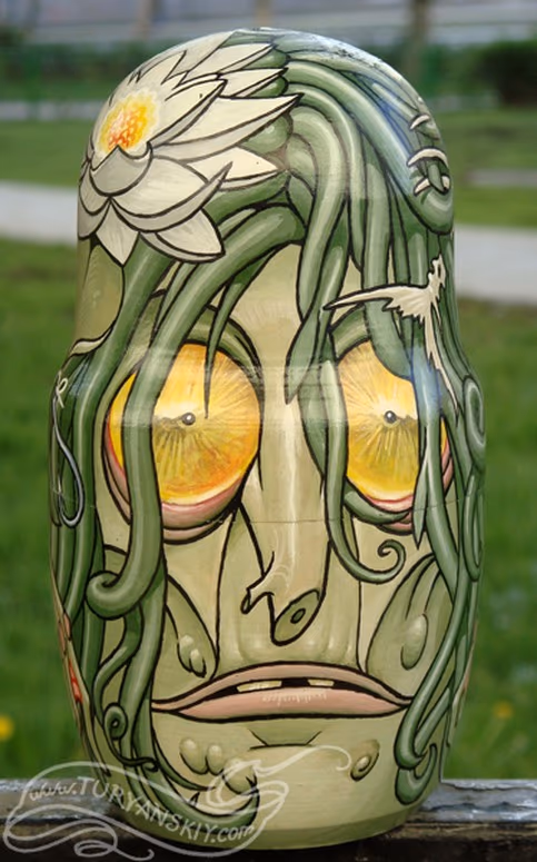 Kikimora (russian wooden doll)