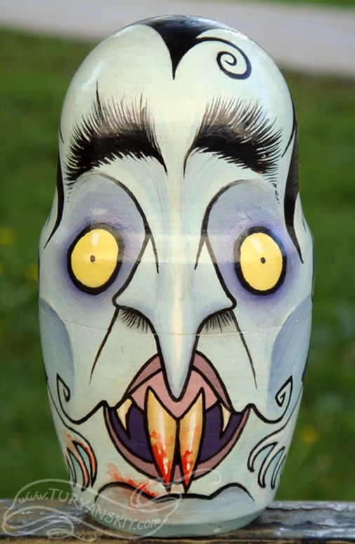 Dracula (russian wooden doll)