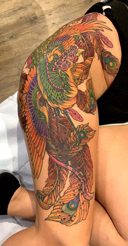 Colorful Phoenix Coverup