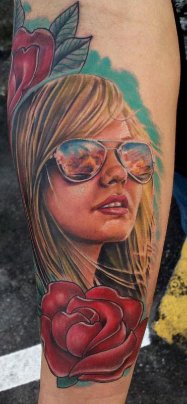 Girl with Aviators
