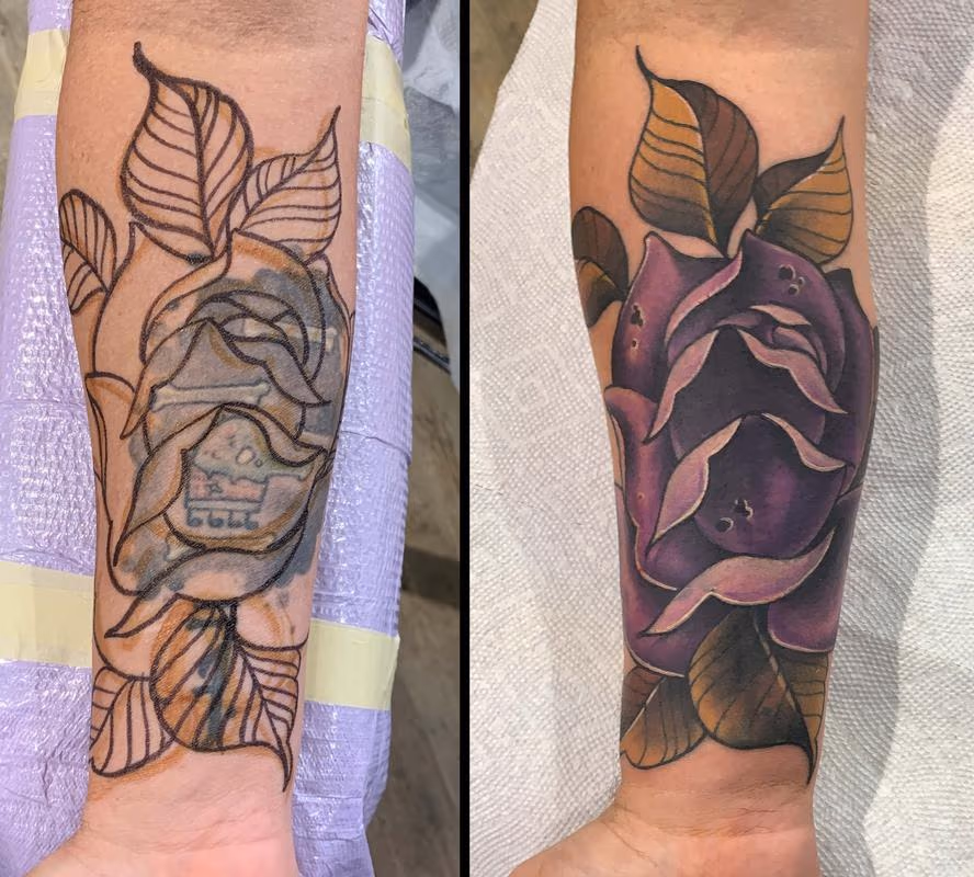 Purple Rose Coverup