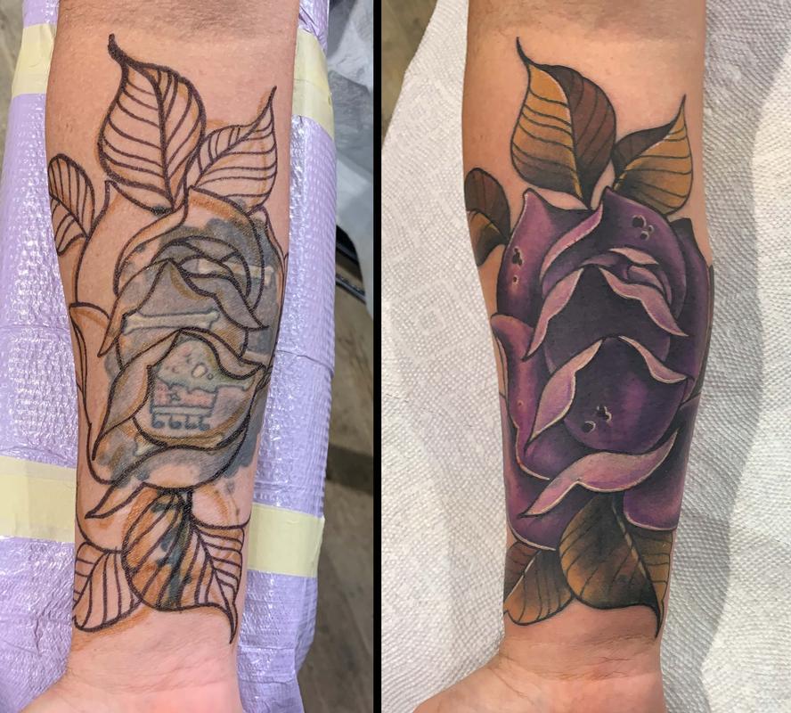 Purple Rose Coverup