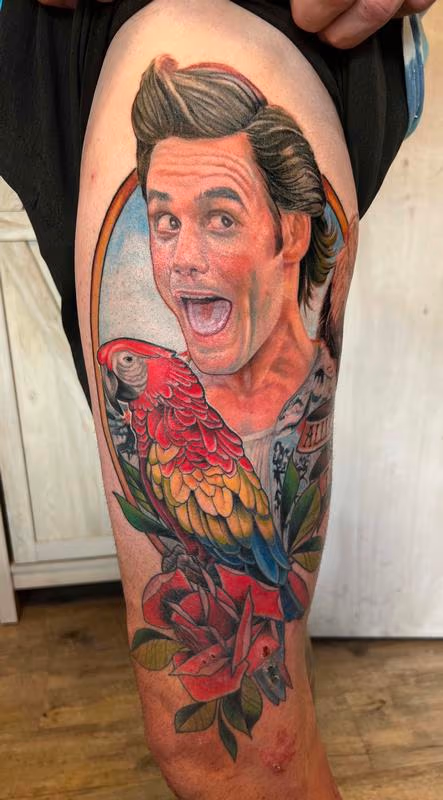 Jim Carrey Tattoo