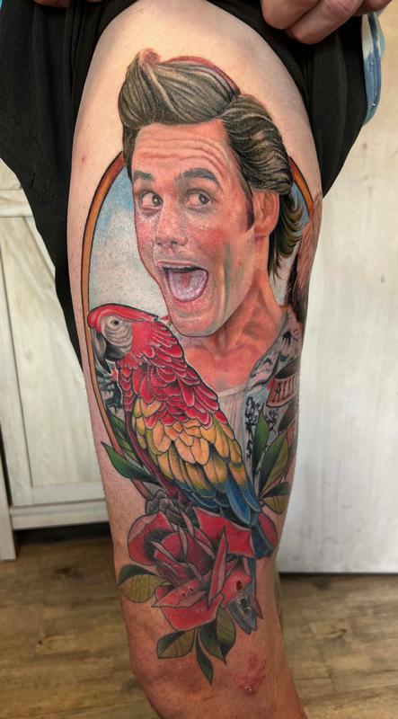 Jim Carrey Tattoo