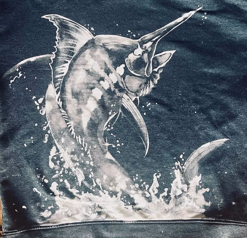 Fish jumping