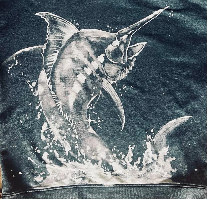 Fish jumping