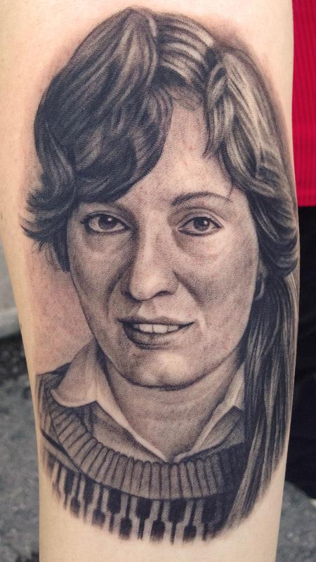 Portrait Tattoo of client's mom