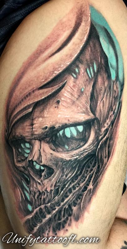 Bio-Organic Skull