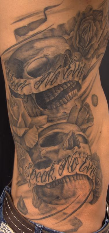 Hear & Speak No Evil Skulls