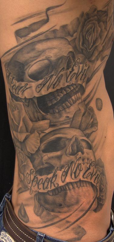 Hear & Speak No Evil Skulls