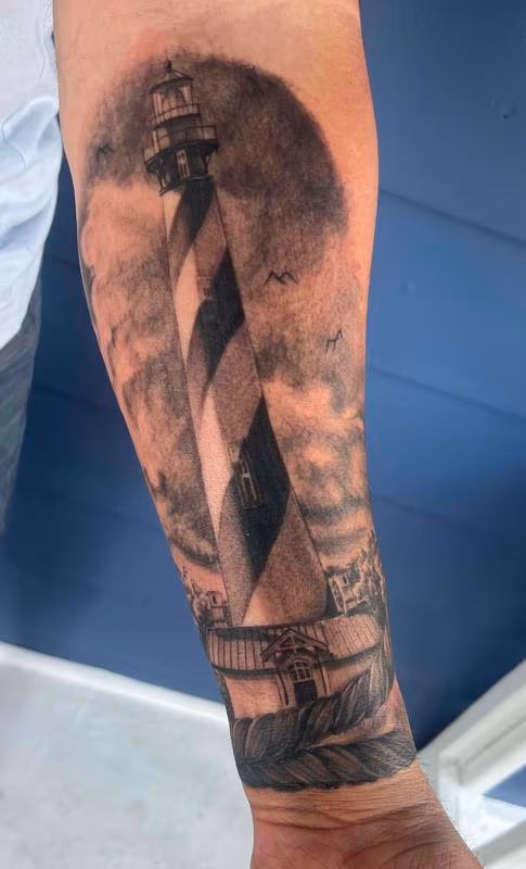 St Augustine Lighthouse Tattoo