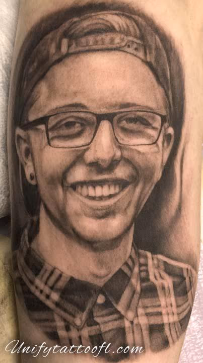 Memorial Portrait Tattoo