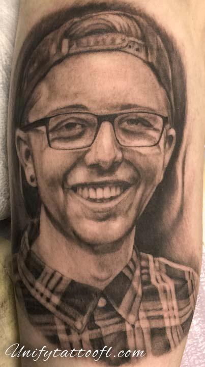 Memorial Portrait Tattoo