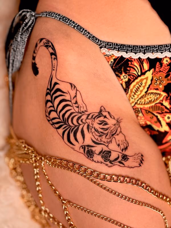 Tiger Outline