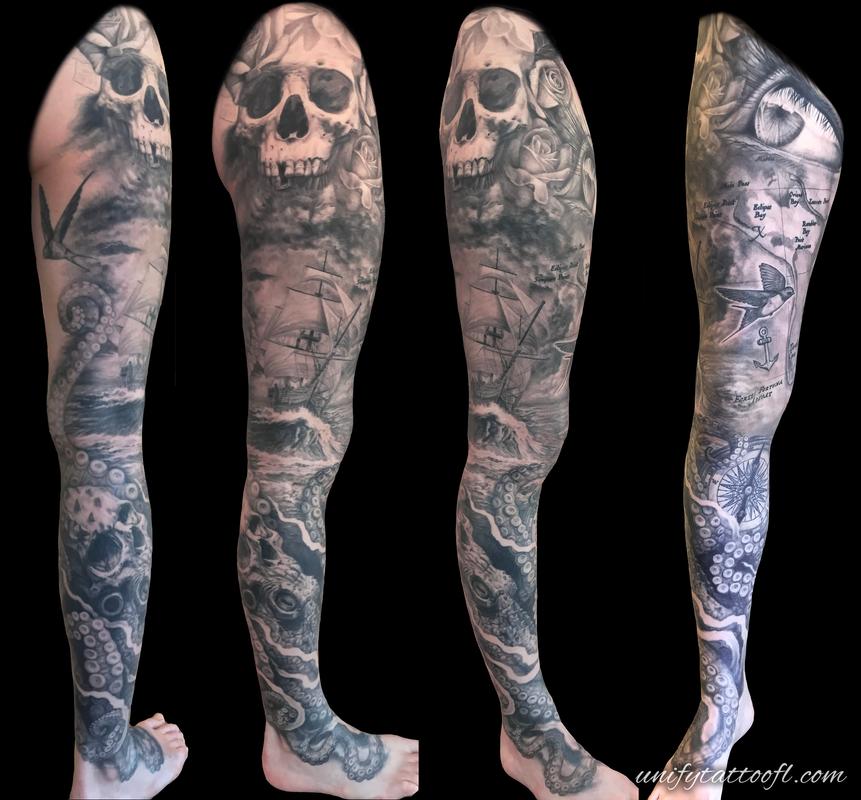 In progress leg sleeve