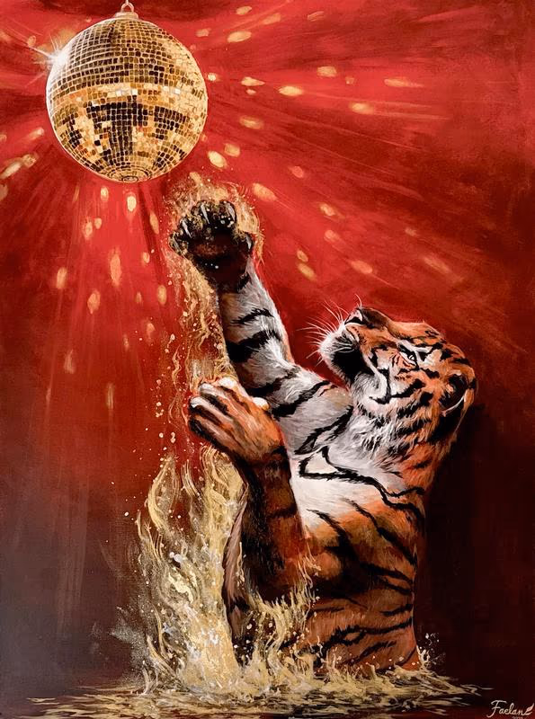 Tiger painting