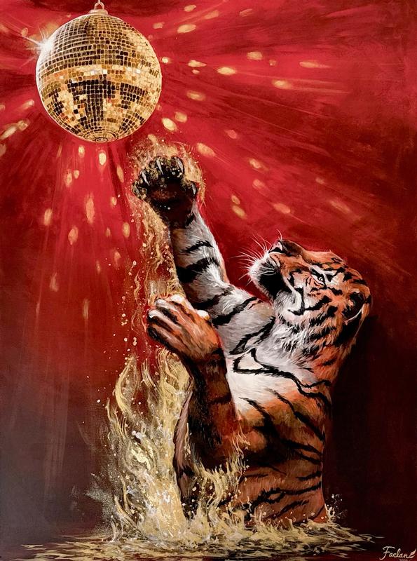 Tiger painting
