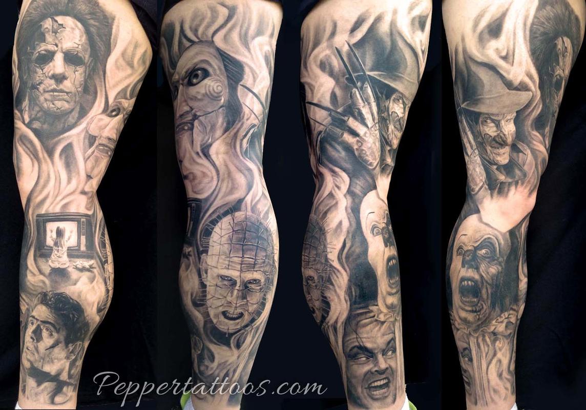 Horror Movie Leg Sleeve