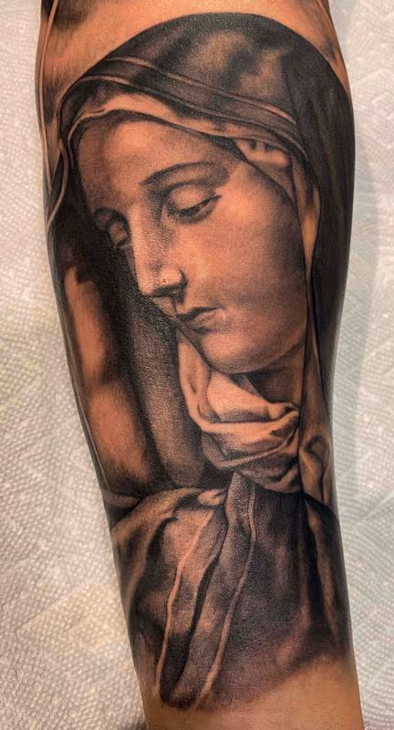 Mother Mary Tattoo