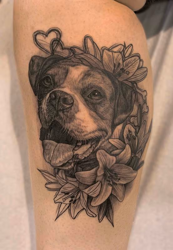 Dog Portrait with Flair