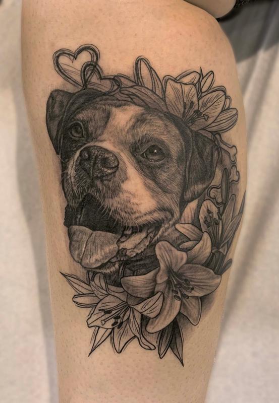 Dog Portrait with Flair