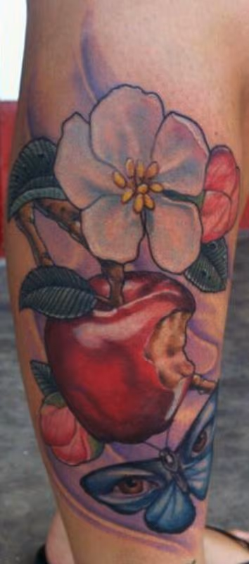 Apple and Flowers