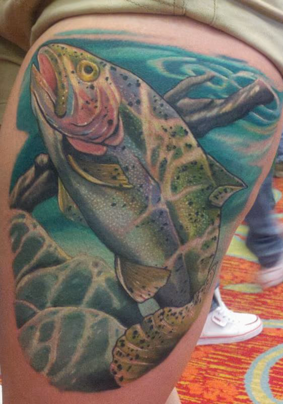 Rainbow Trout Tattoo