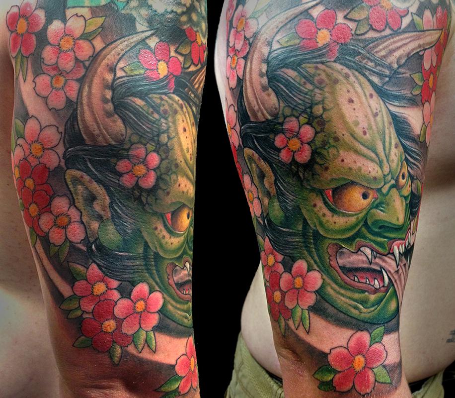 Hanya Mask Tattoo
