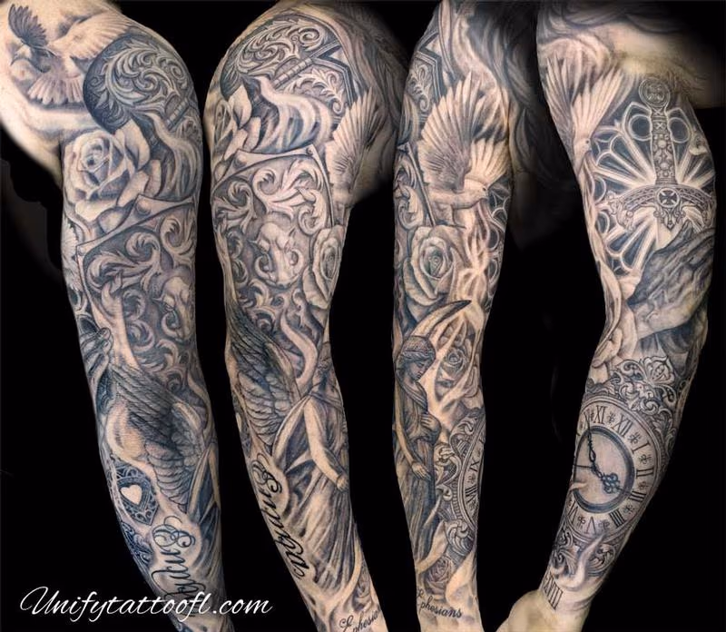Black & Gray Sleeve