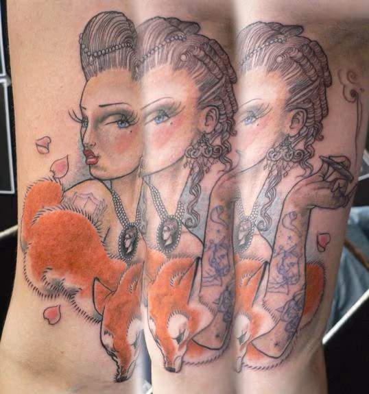 fox tattoo