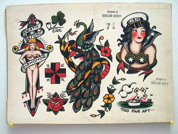 Vintage Sailor Jerry Flash 71