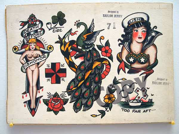 Vintage Sailor Jerry Flash 71