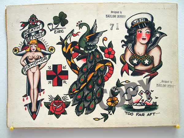 Vintage Sailor Jerry Flash 71