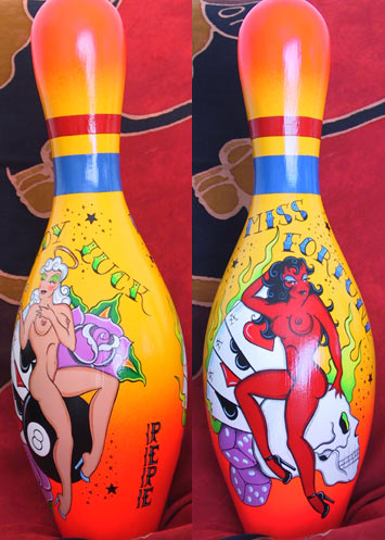 Pepe Bowling Pin-ups