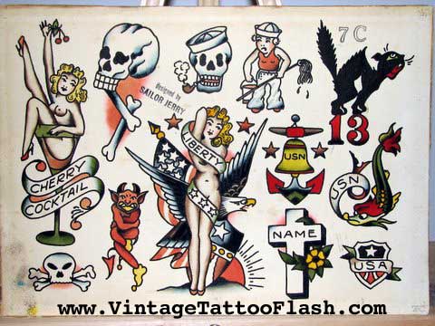 Sailor Jerry Flash Sheet 7C