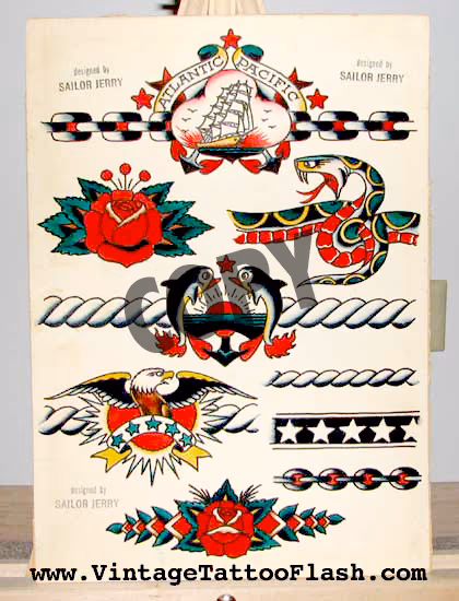 Sailor Jerry Flash Sheet - Armbands