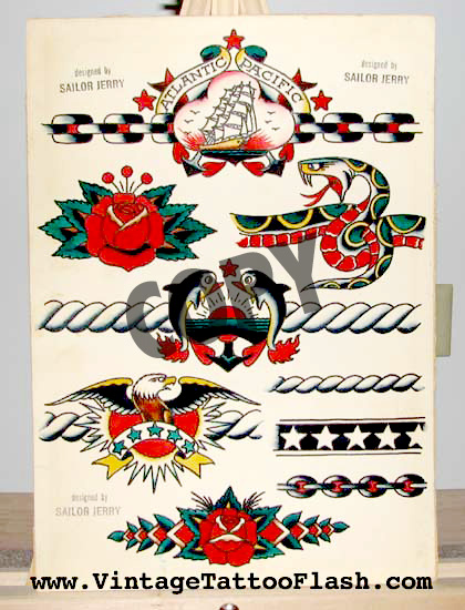 Sailor Jerry Flash Sheet - Armbands