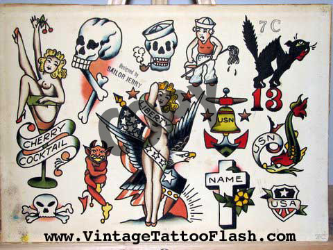 Sailor Jerry Flash Sheet 7C