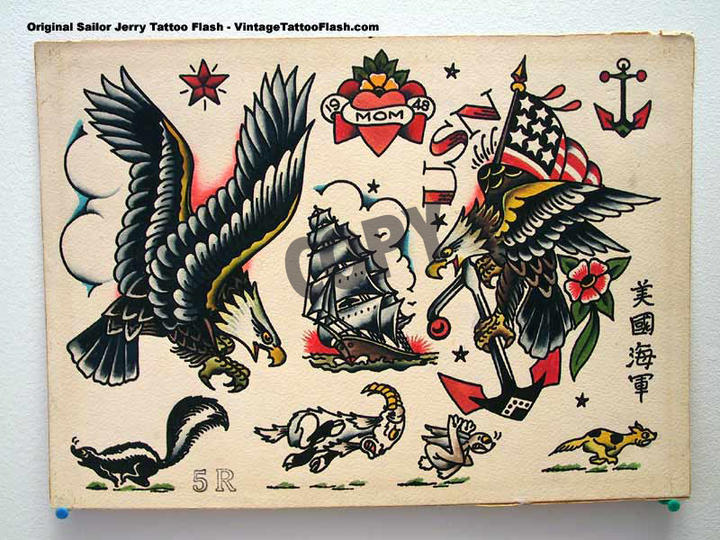 Sailor Jerry Flash Sheet 5R