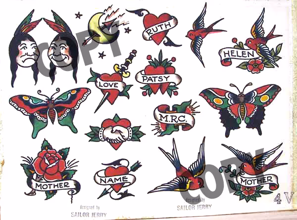 Sailor Jerry Flash 4V Indian Sheet
