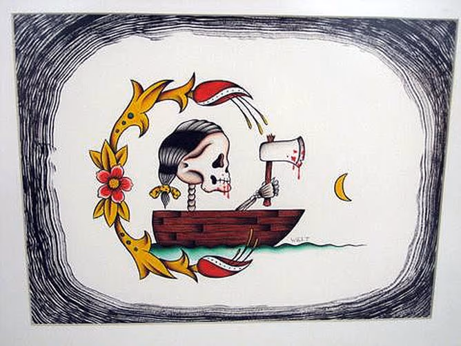 Skull Boat by Scott Harrison