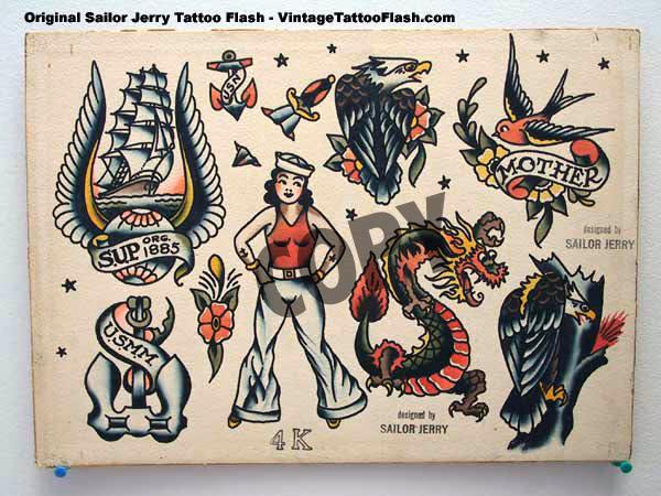 Sailor Jerry Flash Sheet 4k