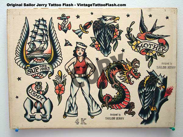 Sailor Jerry Flash Sheet 4k