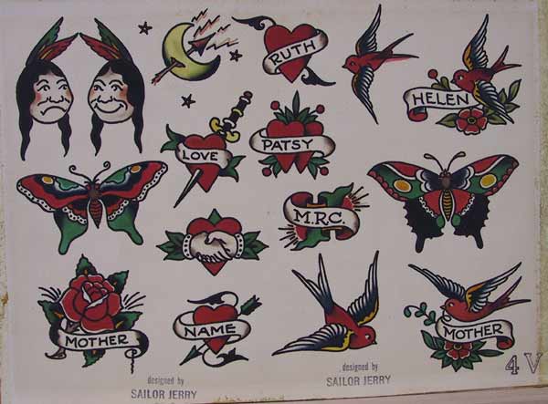 Sailor Jerry Flash 4V Indian Sheet