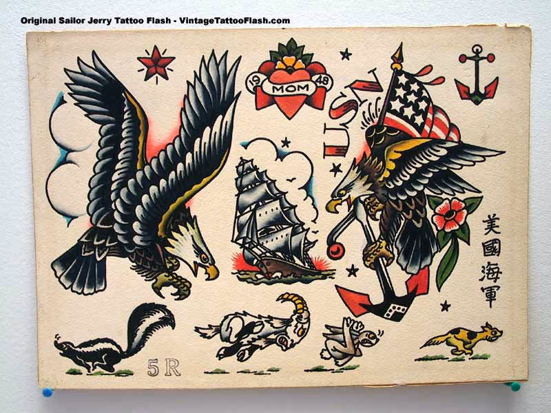 Sailor Jerry Flash Sheet 5R