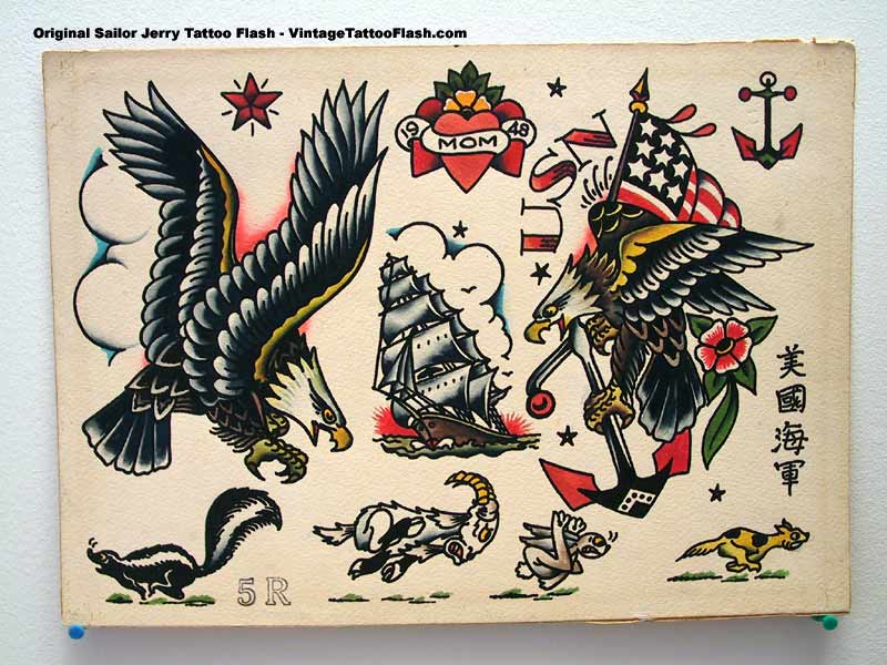 Sailor Jerry Flash Sheet 5R