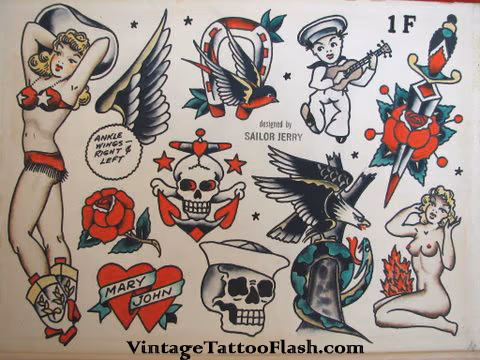 Sailor Jerry Sheet 1F Original