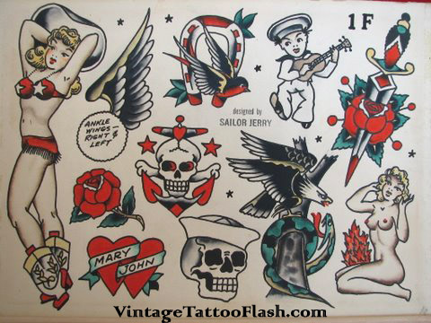 Sailor Jerry Sheet 1F Original