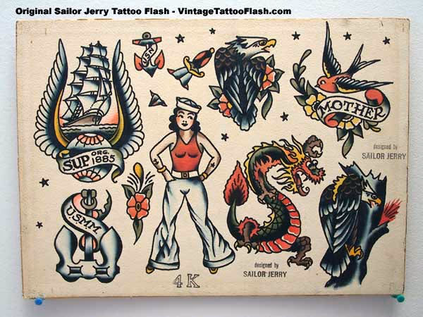 Sailor Jerry Flash Sheet 4k